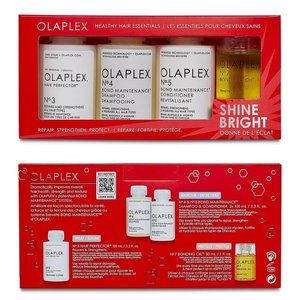 Olaplex Shine Bright Holiday Gift Set 3 4 5 7 Shampoo Hair Perfector Bonding Oil